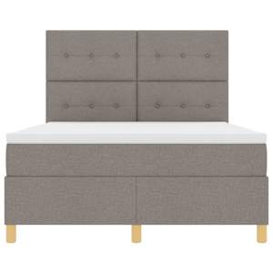 LED box pružinová postel s matrací Taupe 160 x 200 cm textil - obrázek 8