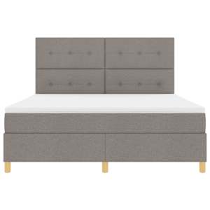 LED box pružinová postel s čelo Taupe 180 x 200 cm textil - obrázek 8