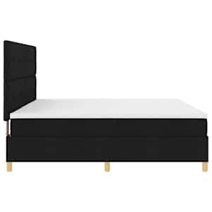 LED box pružinová postel s čelo Černá 200 x 200 cm textil - obrázek 9