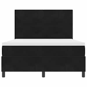 LED box pružinová postel s matrací Černý 140 x 190 cm samet - obrázek 8