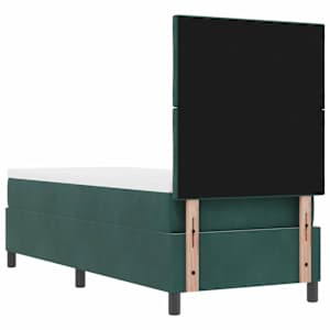 LED box pružinová postel s čelo Tmavě zelená 80 x 200 cm samet - obrázek 10