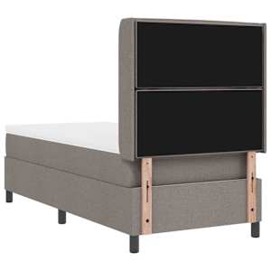 LED box pružinová postel s čelo Taupe 90 x 190 cm textil - obrázek 10