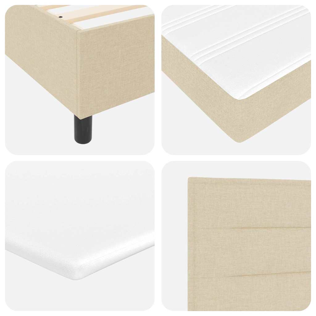 LED Box Spring Voodi madratsiga peaga cream 90 x 190 cm kangas 11 Kõik vajalik sinu aeda ja koju! LED Box Spring Voodi madratsiga peaga cream 90 x 190 cm kangas - Image 11