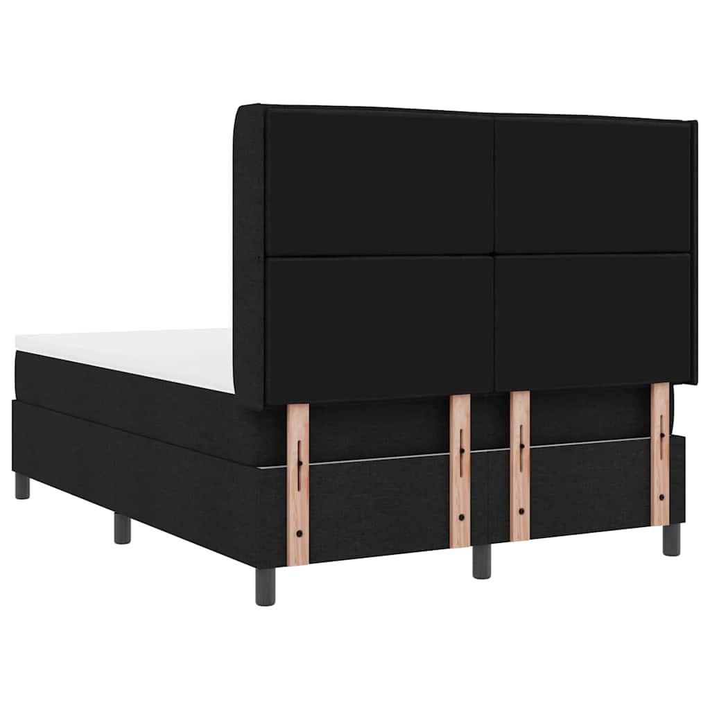 LED box pružinová postel s matrací Černá 140 x 190 cm textil - obrázek 10