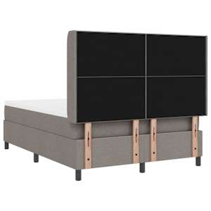 LED box pružinová postel s čelo Taupe 140 x 200 cm textil - obrázek 10