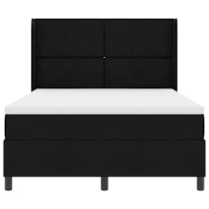LED box pružinová postel s čelo Černá 160 x 200 cm textil - obrázek 8