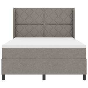 LED box pružinová postel s čelo Taupe 160 x 200 cm textil - obrázek 8