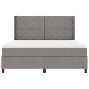 LED box pružinová postel s čelo Taupe 180 x 200 cm textil - obrázek 8