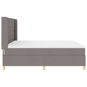 Postel s boxspringem s LED pásky Taupe 180 x 200 cm textil - obrázek 9