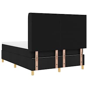 Postel s boxspringem s LED pásky Černá 140 x 190 cm textil - obrázek 10