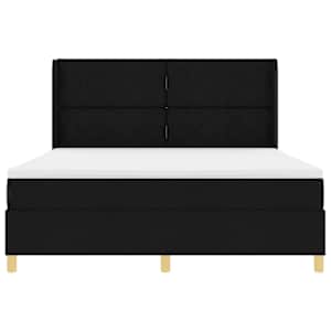 Postel s boxspringem s LED pásky Černá 180 x 200 cm textil - obrázek 8