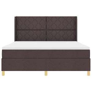 Postel s boxspringem s LED pásky Hnědá 180 x 200 cm textil - obrázek 8