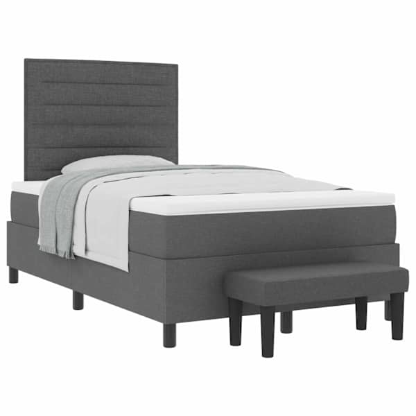 vidaXL Karbi vedrumadrats peaga Tumehall 120 x 190 cm kangas