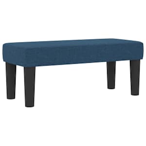 Postel s boxspringem s matrací s čelo Modrá 80 x 200 cm textil - obrázek 6