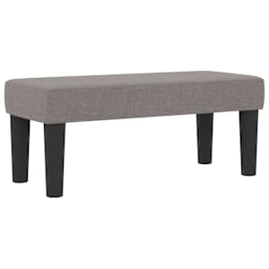 Postel s boxspringem s matrací s čelo Taupe 90 x 200 cm textil - obrázek 5