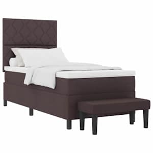vidaXL Karbi vedrumadrats peaga Tume pruun 100 x 200 cm kangas