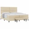 vidaXL Karbi vedrumadrats peaga cream 200 x 200 cm kangas