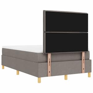 Postel s boxspringem s čelo Taupe 200 x 120 cm textil - obrázek 10
