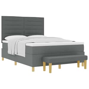 vidaXL Karbi vedrumadrats padjaga peaga Tumehall 200 x 140 cm kangas