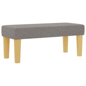 Postel s boxspringem s matrací s čelo Taupe 90 x 200 cm textil - obrázek 6