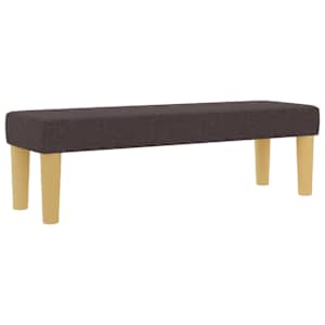 Postel s boxspringem s čelo Tmavě hnědá 190 x 120 cm textil - obrázek 6
