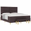 vidaXL Karbi vedrumadrats peaga Tume pruun 200 x 180 cm kangas