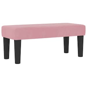 Postel s boxspringem s čelo Růžová 200 x 80 cm samet - obrázek 4