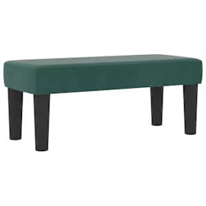 Postel s boxspringem s matrací Tmavě zelená 90 x 190 cm samet - obrázek 5