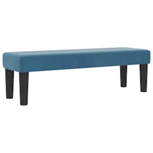 Postel s boxspringem s matrací Tmavě moddrá 160 x 200 cm samet - obrázek 5
