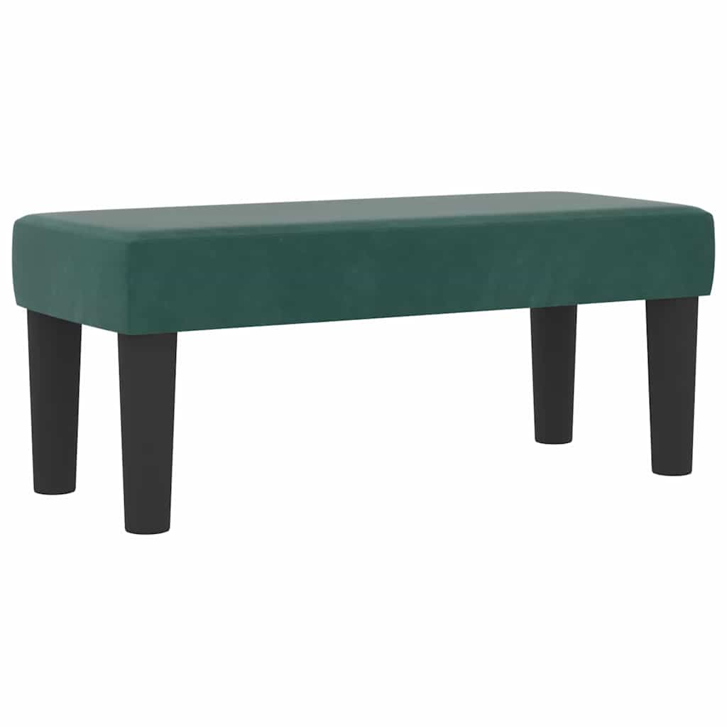 Postel s boxspringem s polštářem Tmavě zelená 200 x 80 cm samet - obrázek 5
