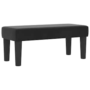 Postel s boxspringem s čelo Černá 200 x 80 cm samet - obrázek 5