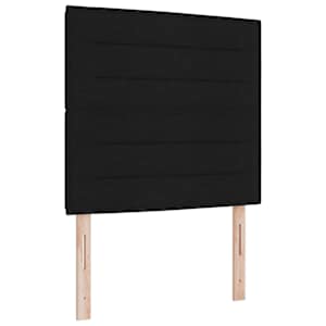 Rám postele s čelo Černá 80 x 200 cm textil - obrázek 6