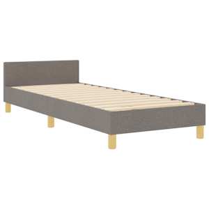 Rám postele s čelo Taupe 80 x 200 cm textil - obrázek 6