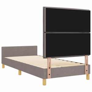 Rám postele s čelo Taupe 80 x 200 cm textil - obrázek 9