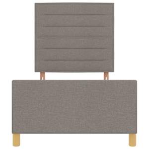 Rám postele s čelo Taupe 80 x 200 cm textil - obrázek 7