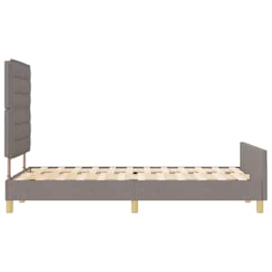 Rám postele s čelo Taupe 140 x 190 cm textil - obrázek 8