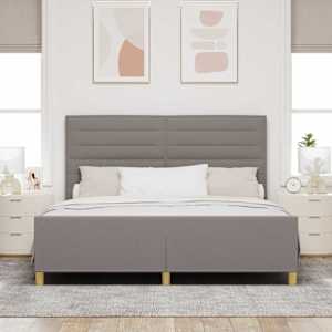 Rám postele s čelo Taupe 180 x 200 cm textil - obrázek 3