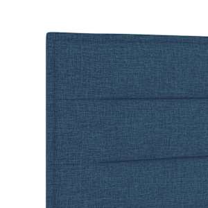 Rám postele s čelo Modrá 200 x 200 cm textil - obrázek 10