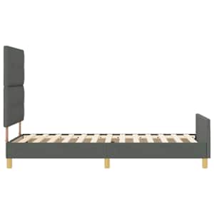 Rám postele s čelo Tmavě šedá 100 x 200 cm textil - obrázek 8