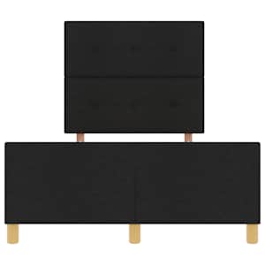 Rám postele s čelo Černá 120 x 190 cm textil - obrázek 7