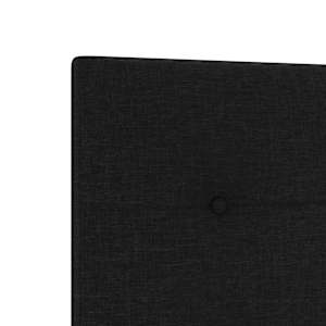 Rám postele s čelo Černá 120 x 200 cm textil - obrázek 10