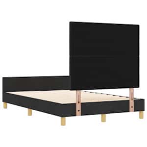 Rám postele s čelo Černá 120 x 200 cm textil - obrázek 9