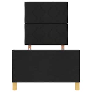 Rám postele s čelo Černá 80 x 200 cm textil - obrázek 7
