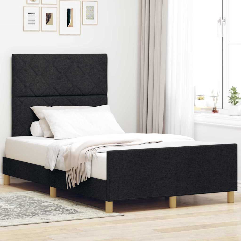 Must Kangast Voodi Raam 120x190 cm