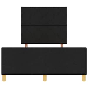 Rám postele s čelo Černá 120 x 190 cm textil - obrázek 7