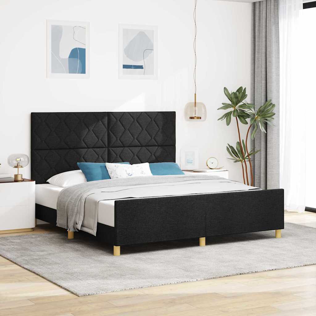Voodi Raam Must 180x200 cm Kanga
