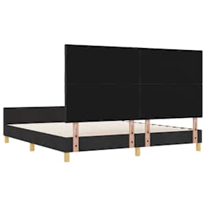 Rám postele s čelo Černá 180 x 200 cm textil - obrázek 9