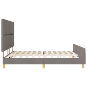 Rám postele s čelo Taupe 180 x 200 cm textil - obrázek 8