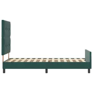 Postel s boxspringem s čelo Tmavě zelená 80 x 200 cm samet - obrázek 8