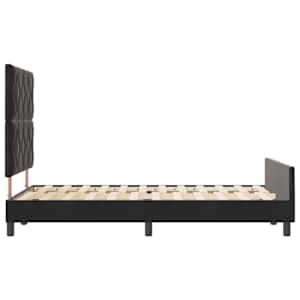 Postel s boxspringem s čelo Černá 120 x 200 cm samet - obrázek 8
